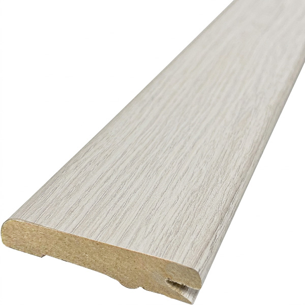 Pircher Battiscopa in MDF Frassino Sbiancato MM15X75X2400 - PIRCHER OBERLAND